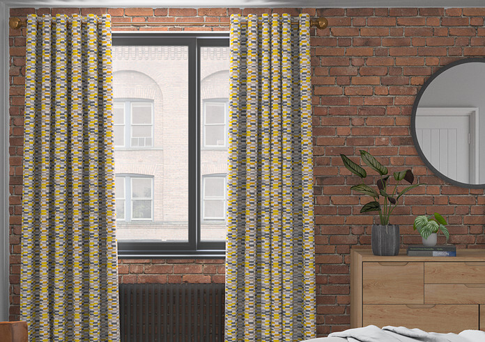 Batik, Saffron - Made to Measure Curtains - Image 3